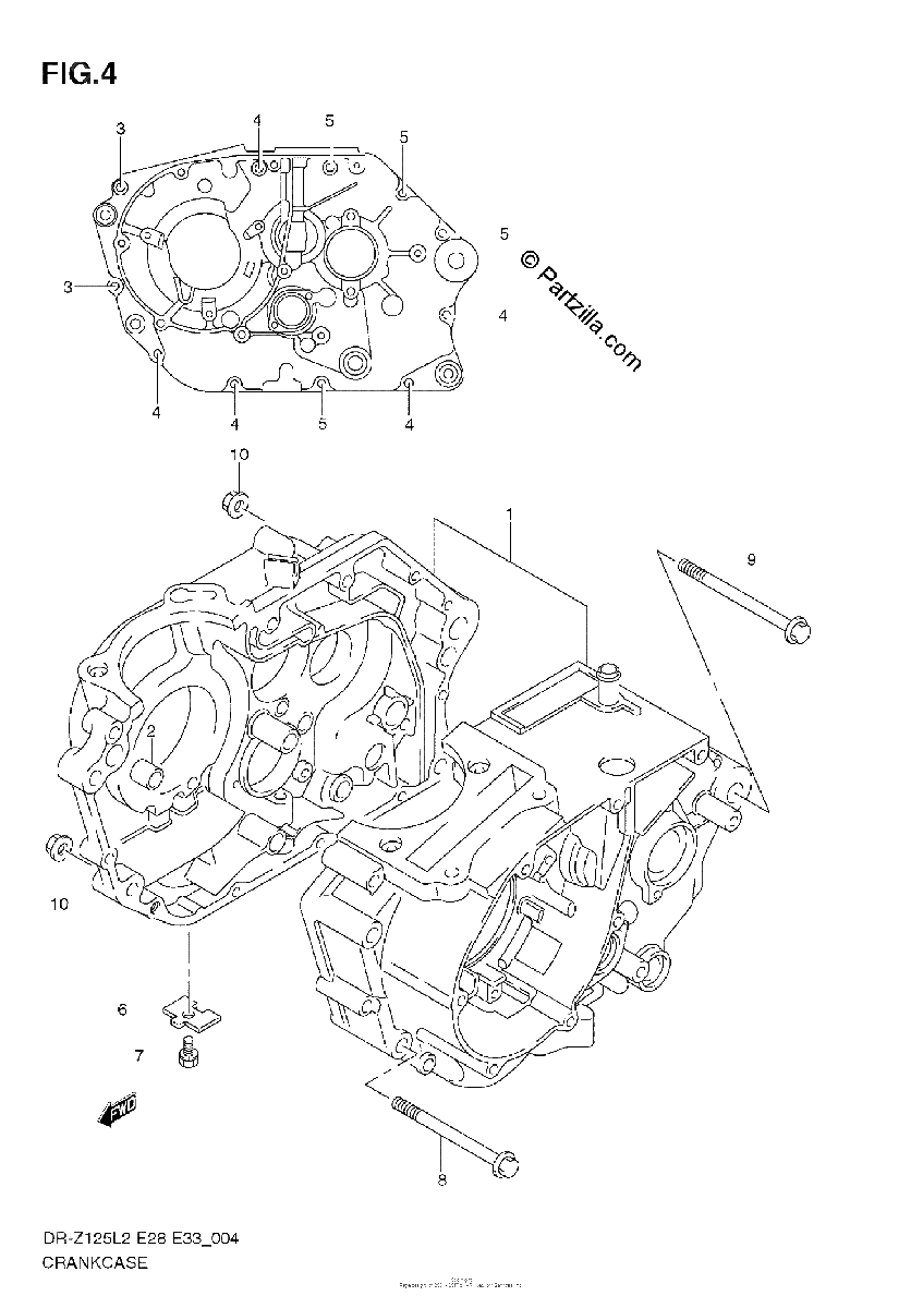 Diagrama de CRANKCASE