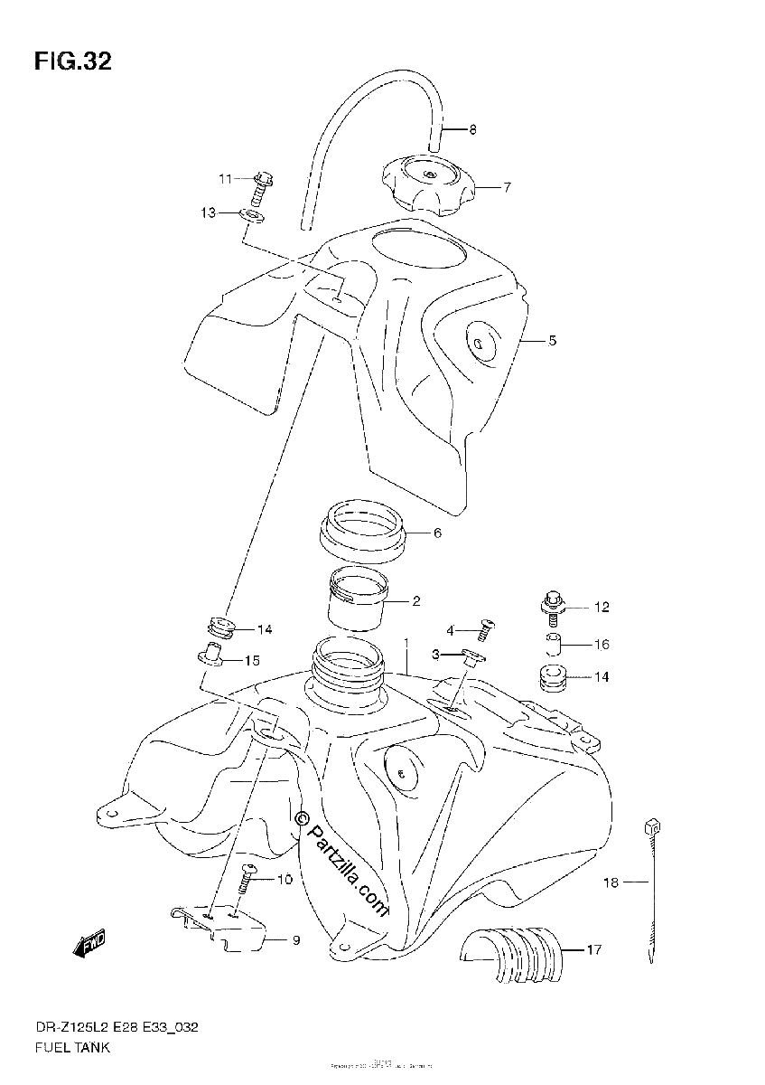 Diagrama de FUEL TANK