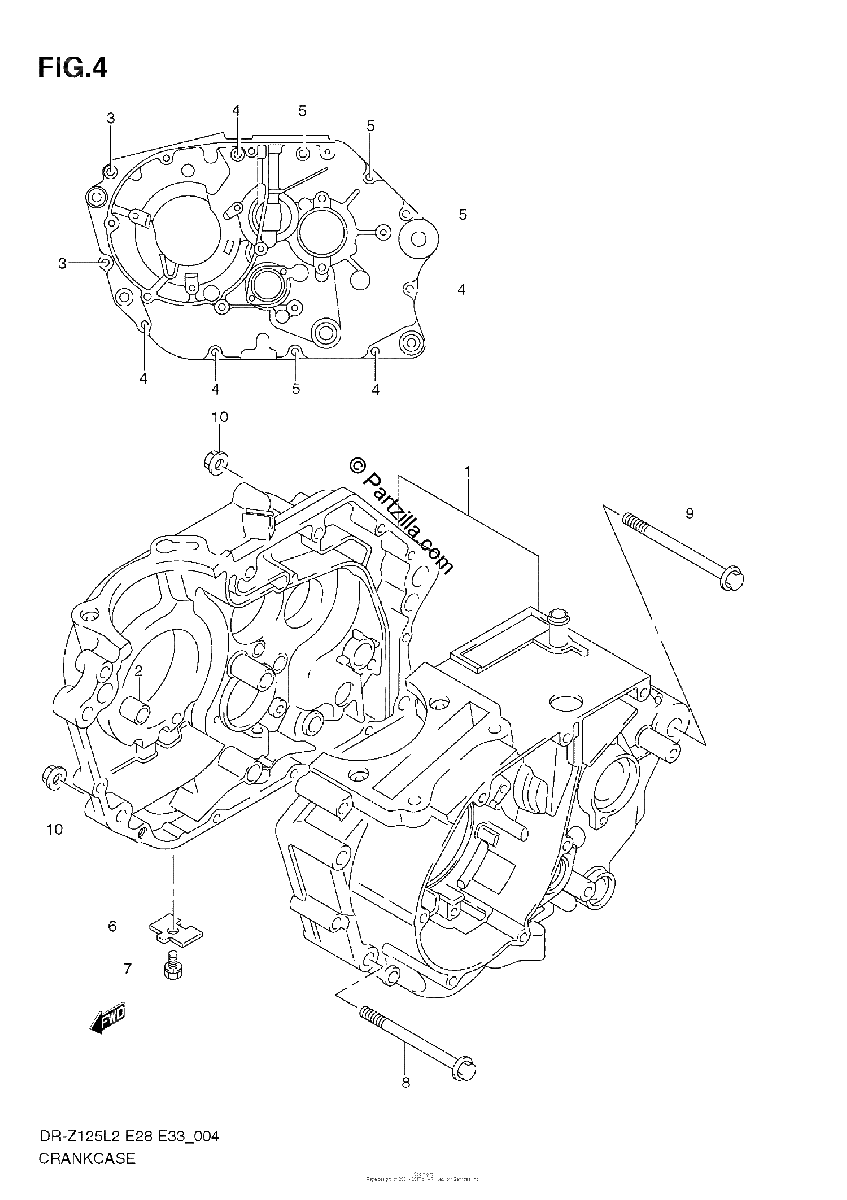 Diagrama de CRANKCASE