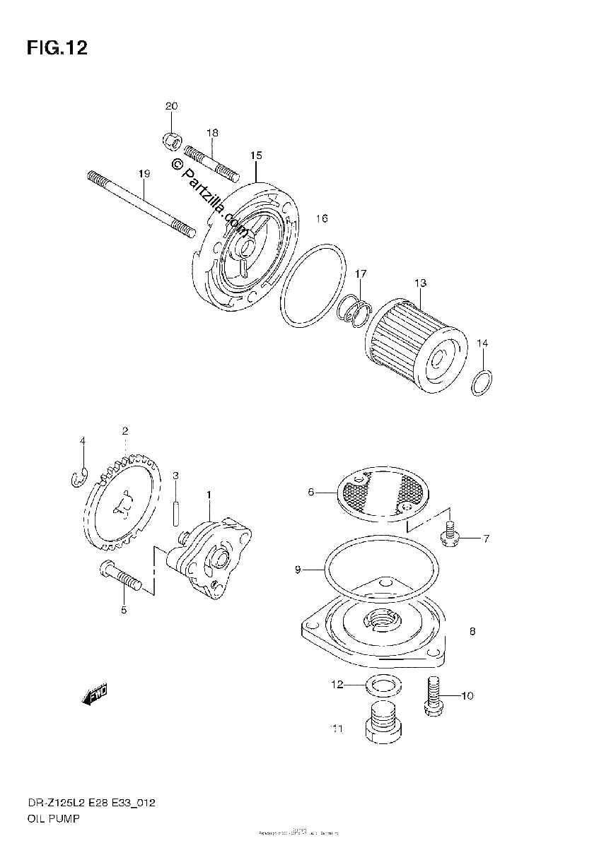 Diagrama de OIL PUMP