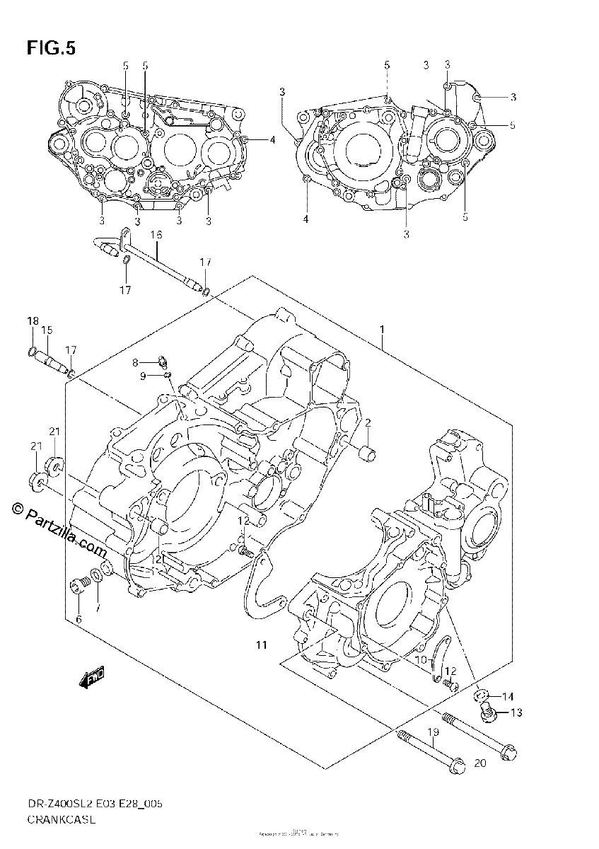 Diagrama de CRANKCASE