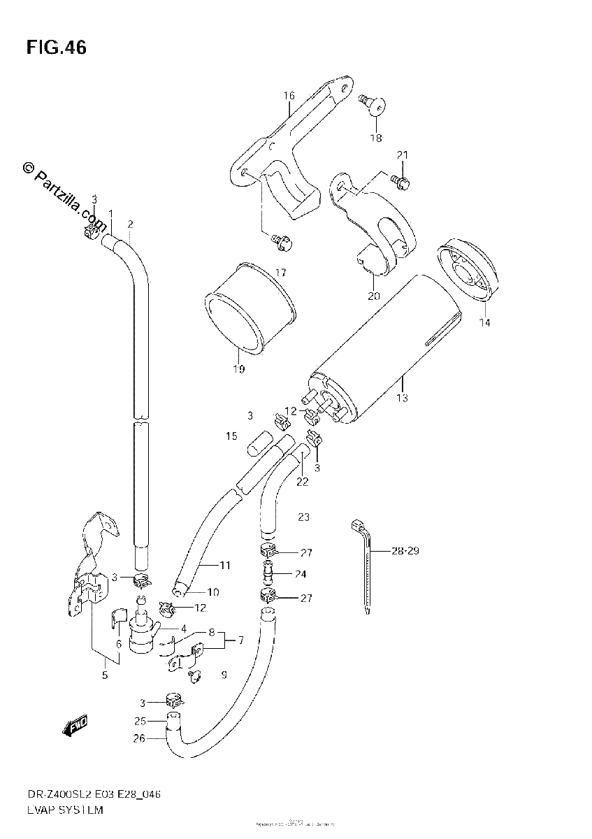 Diagrama de EVAP SYSTEM E33