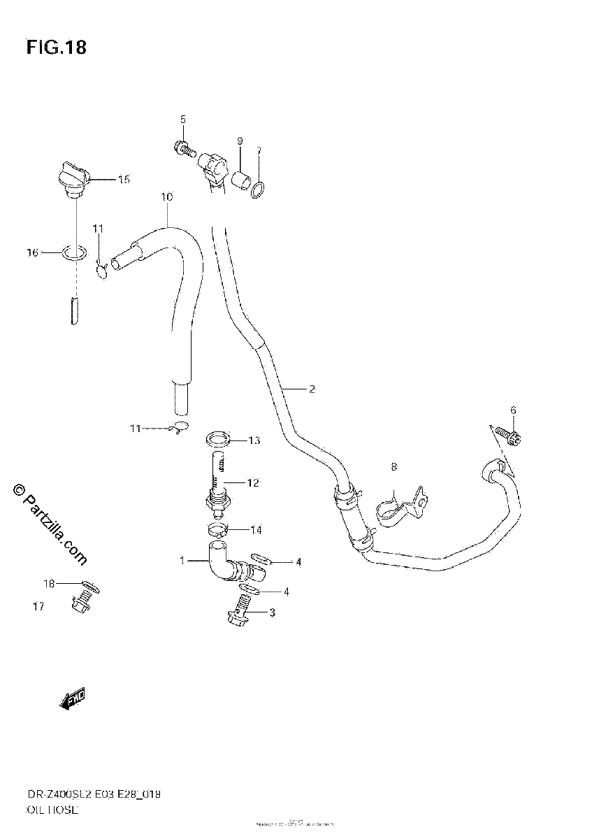Diagrama de OIL HOSE