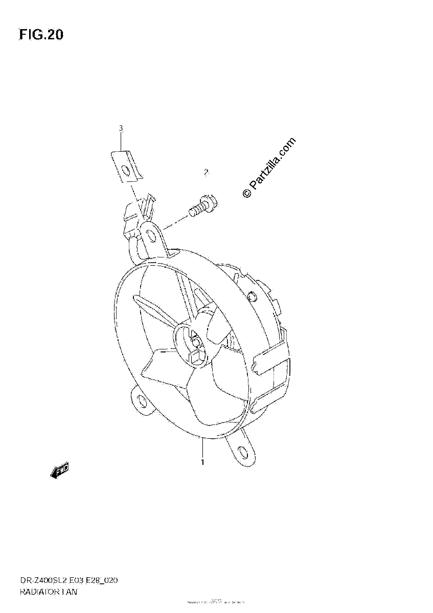 Diagrama de RADIATOR FAN