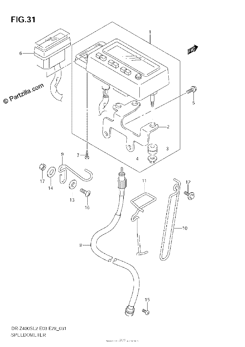 Diagrama de SPEEDOMETER E33
