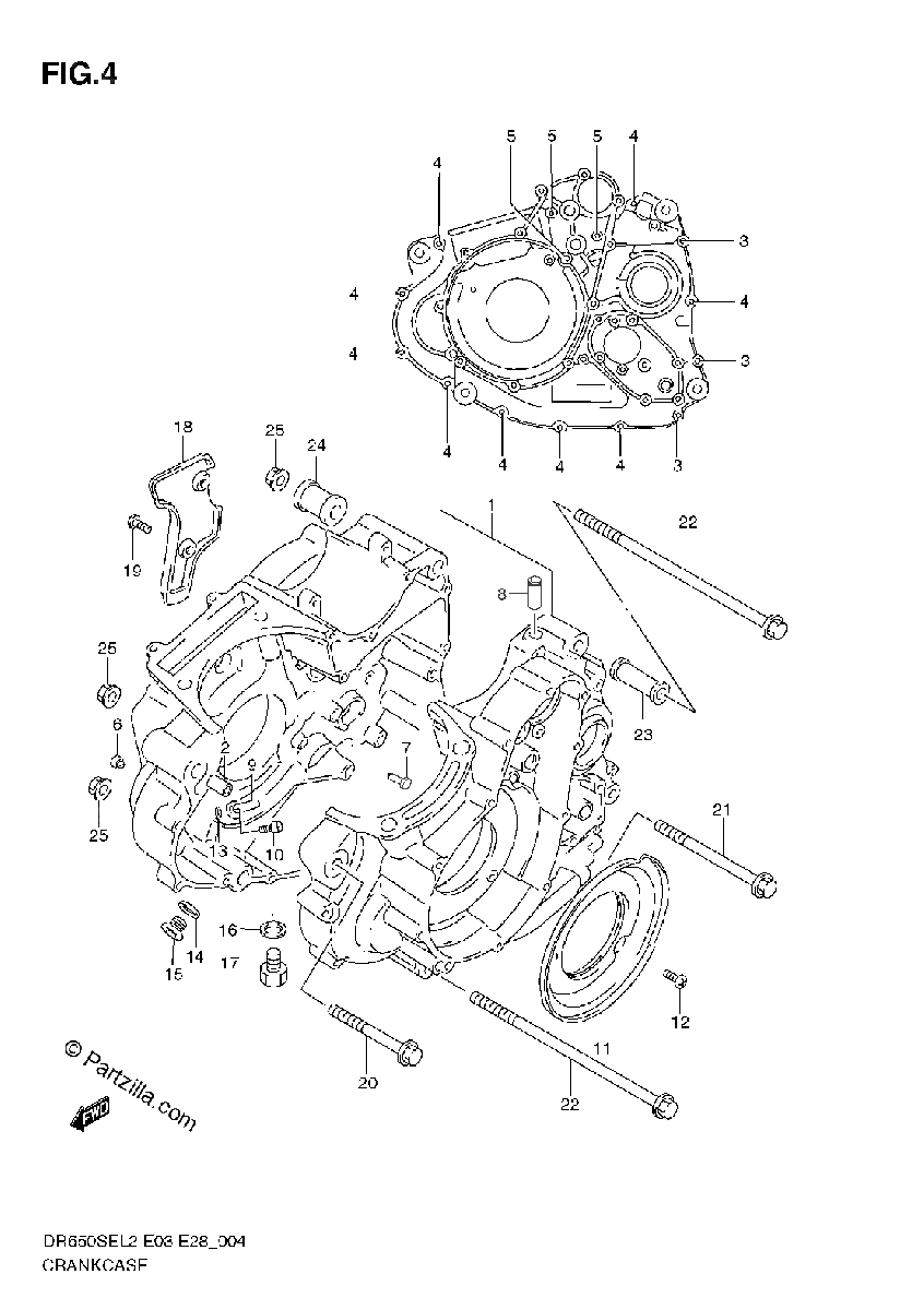 Diagrama de CRANKCASE