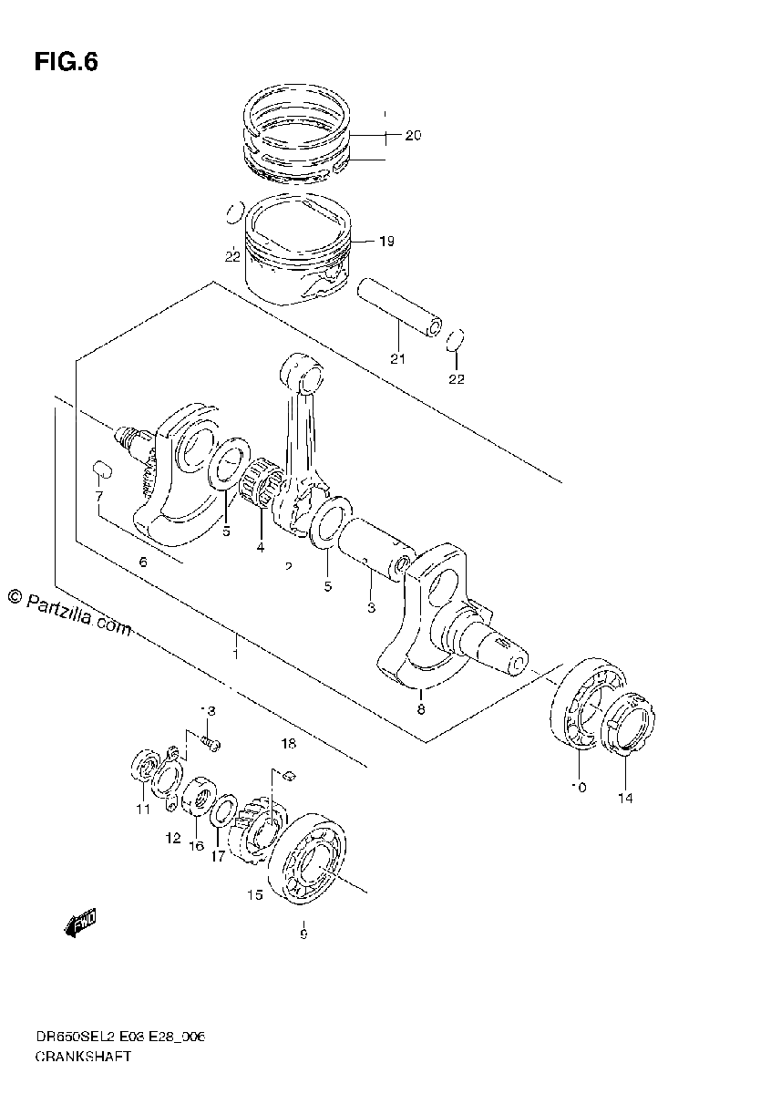Diagrama de CRANKSHAFT