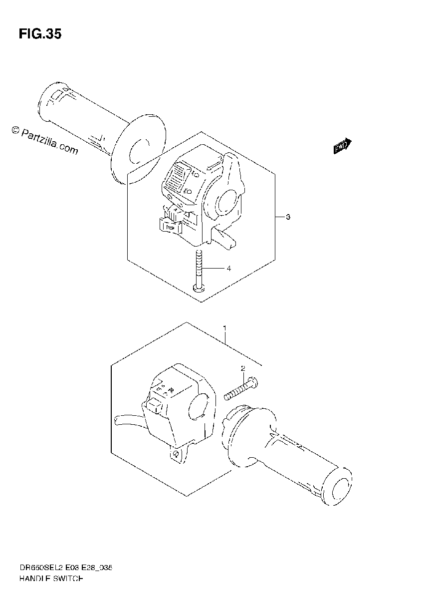 Diagrama de HANDLE SWITCH