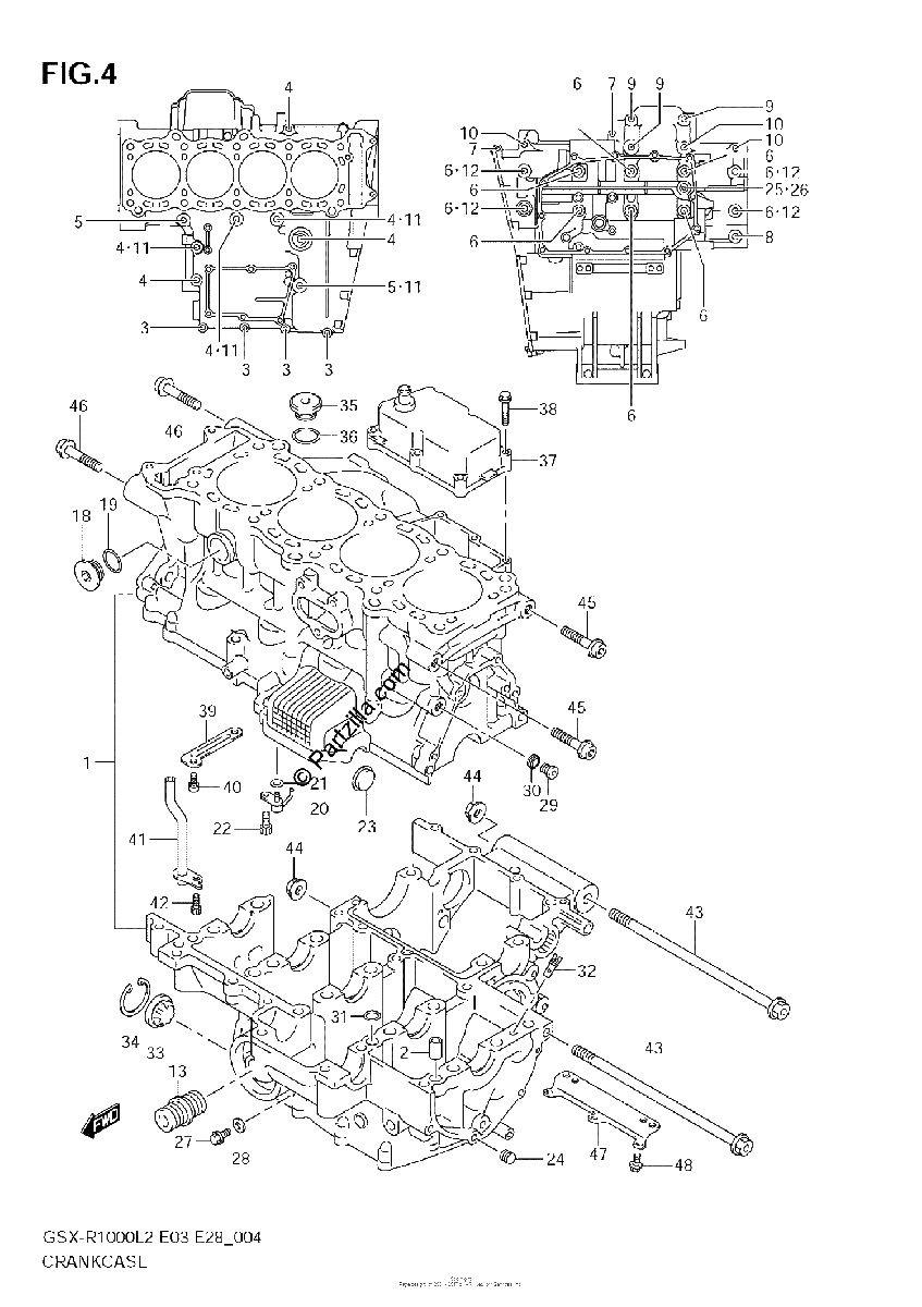 Diagrama de CRANKCASE