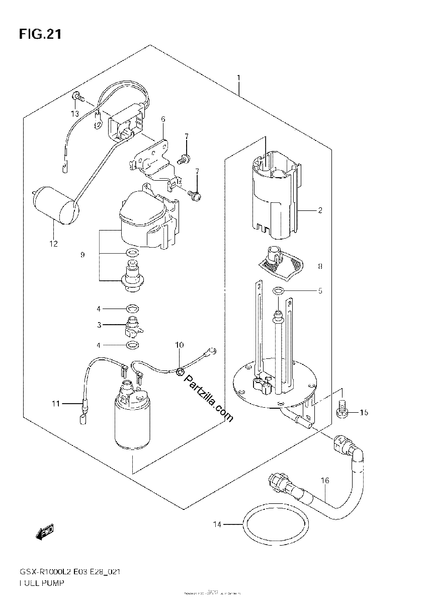 Diagrama de FUEL PUMP