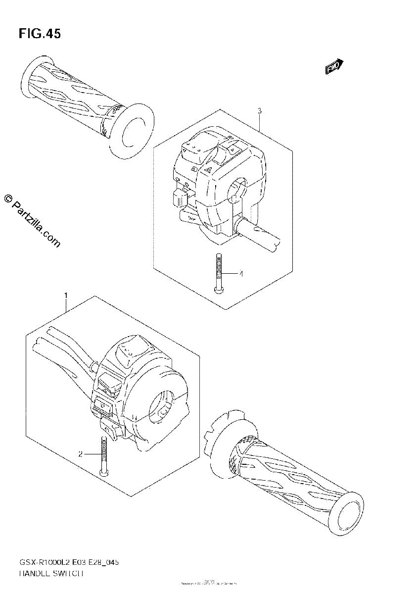 Diagrama de HANDLE SWITCH