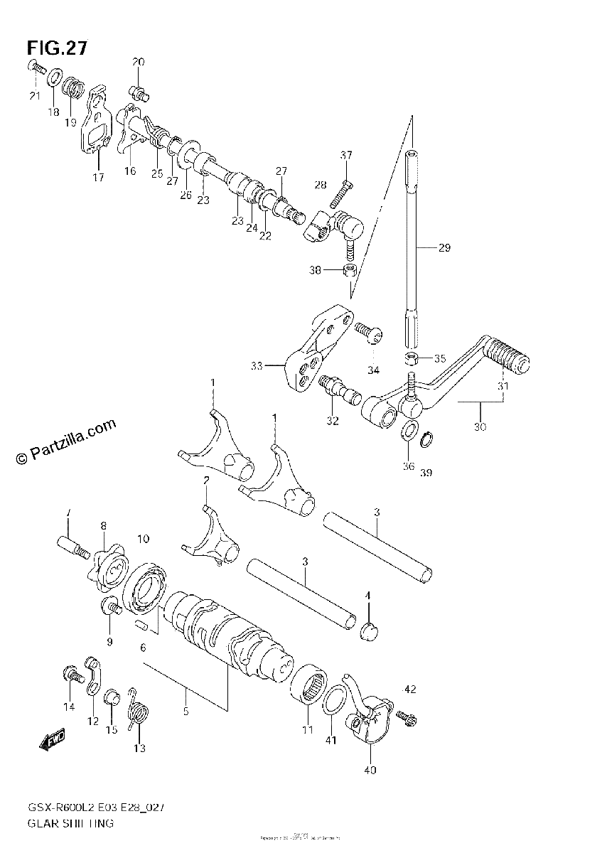 Diagrama de GEAR SHIFTING