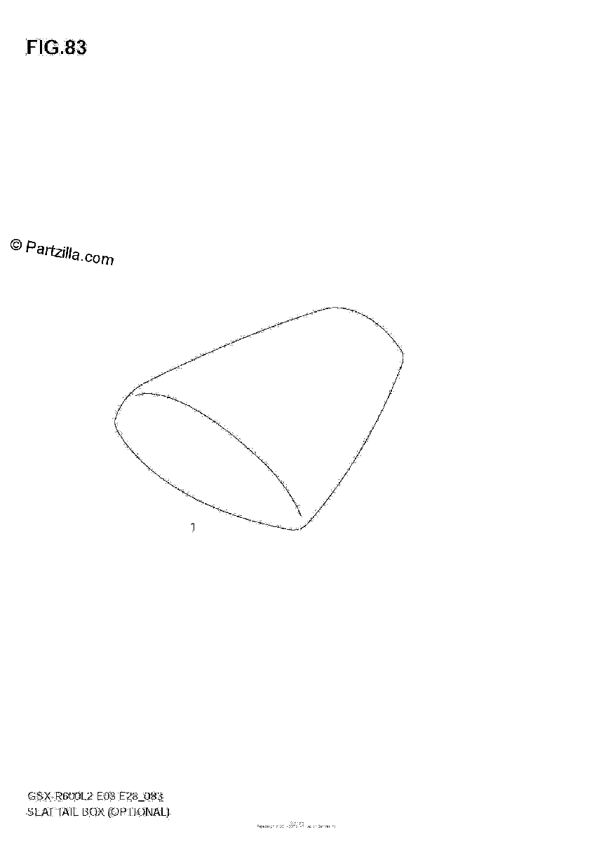 Diagrama de SEAT TAIL BOX OPTIONAL