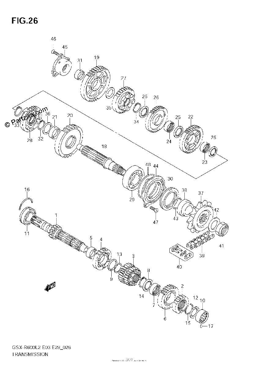 Diagrama de TRANSMISSION