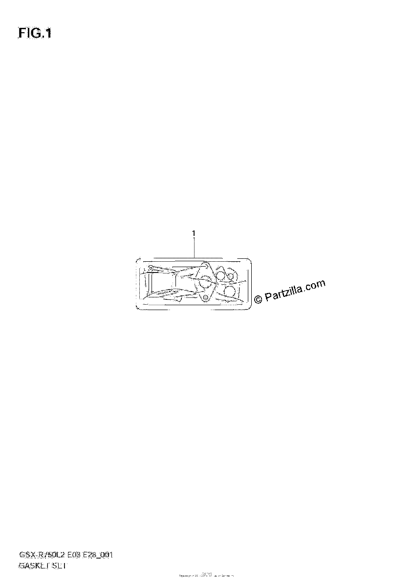 Diagrama de GASKET SET