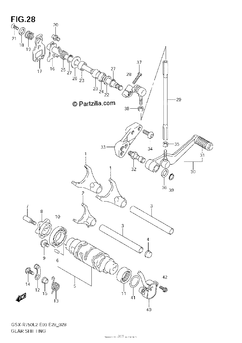Diagrama de GEAR SHIFTING