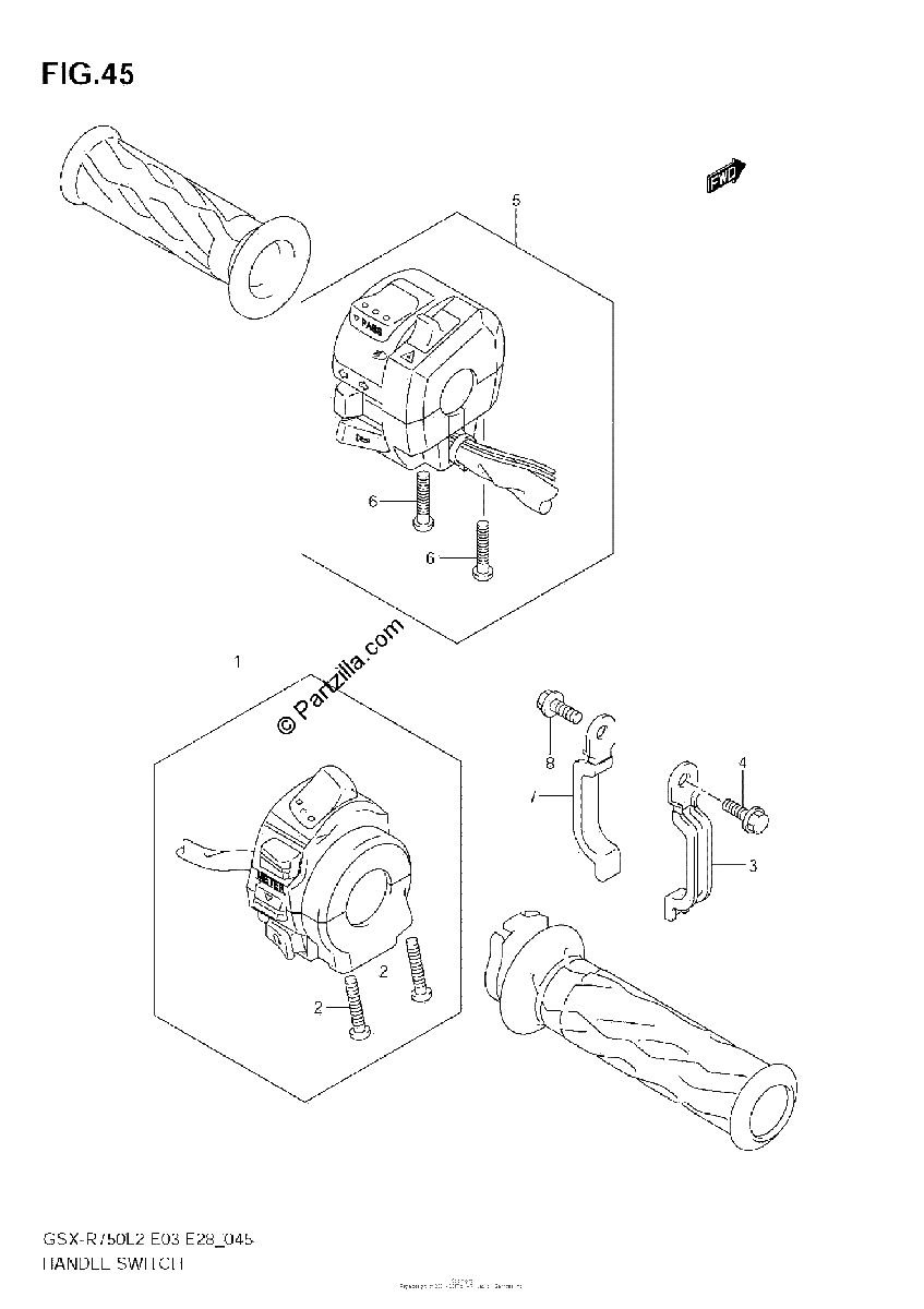 Diagrama de HANDLE SWITCH