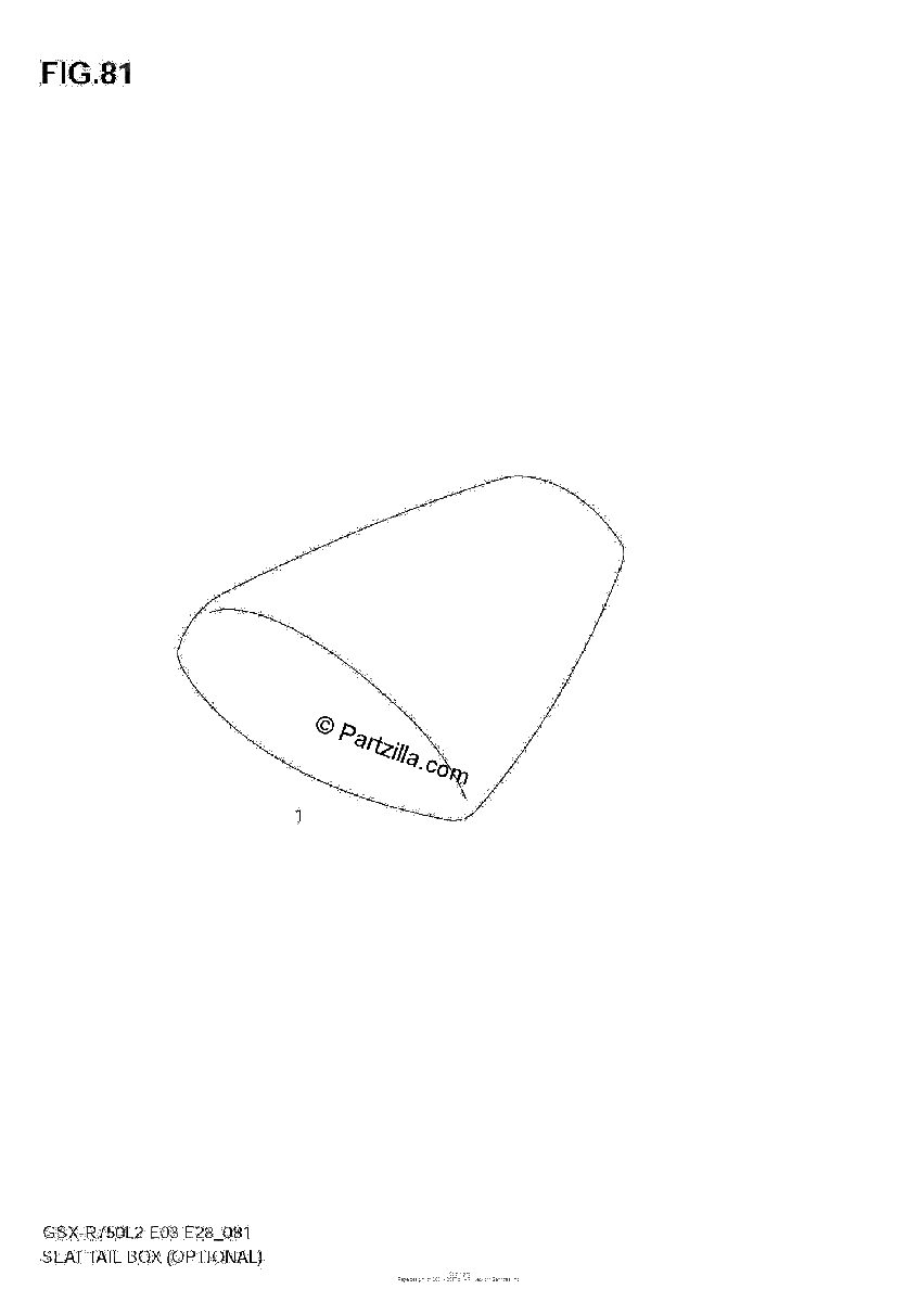 Diagrama de SEAT TAIL BOX OPTIONAL