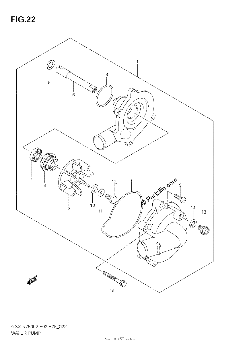 Diagrama de WATER PUMP