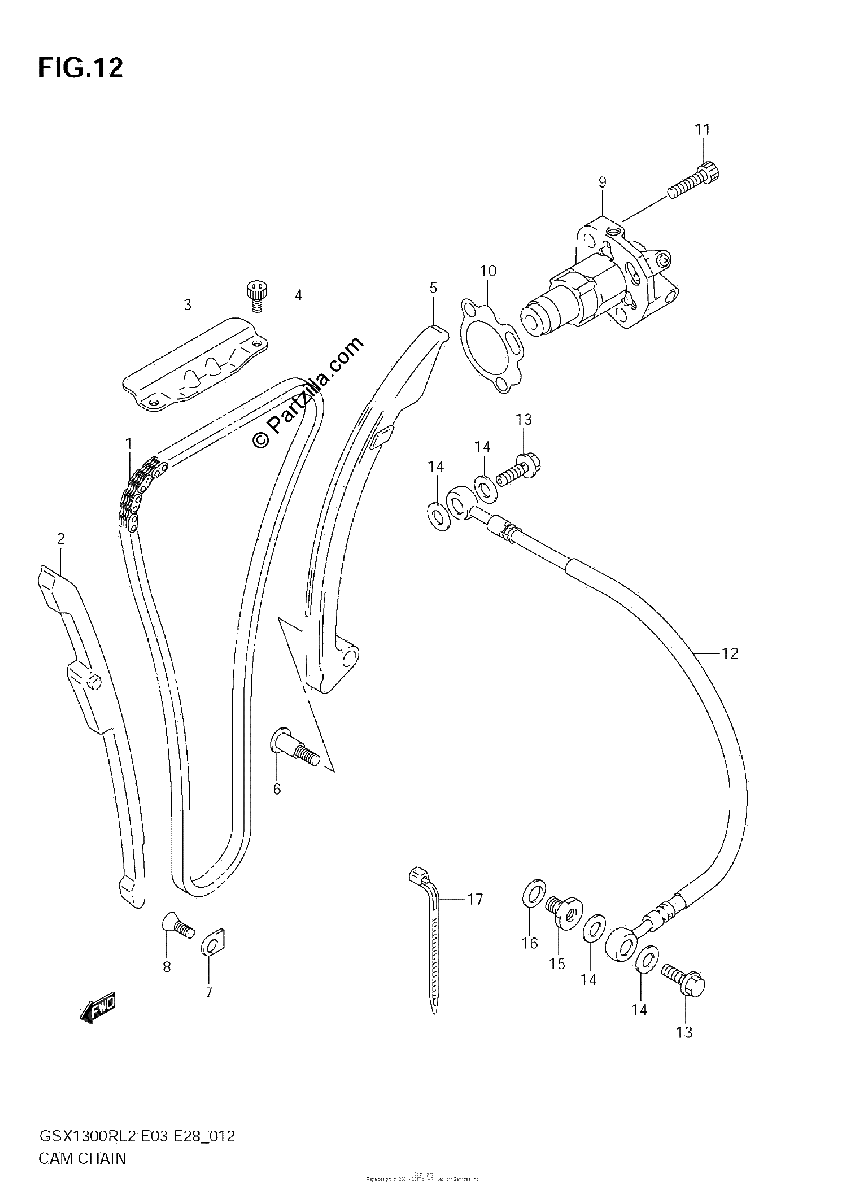 Diagrama de CAM CHAIN