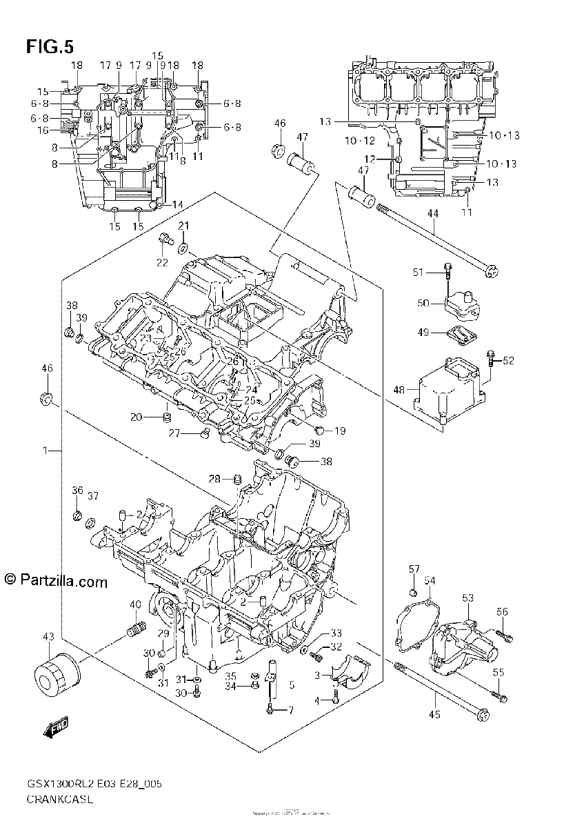 Diagrama de CRANKCASE