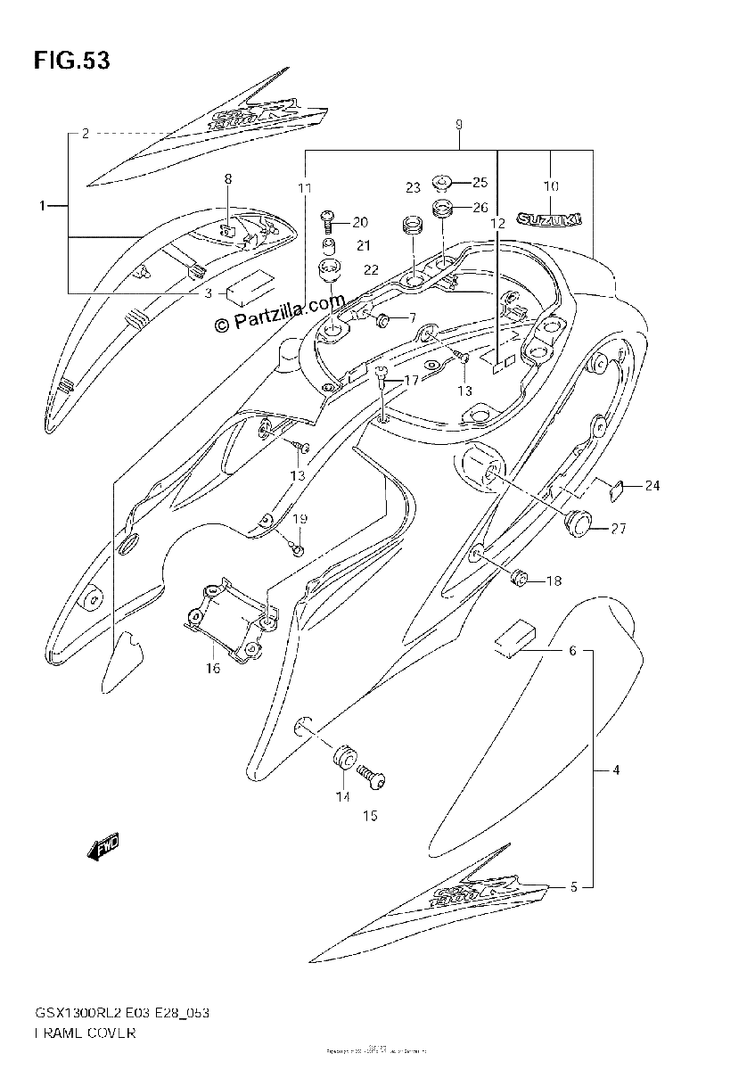 Diagrama de FRAME COVER