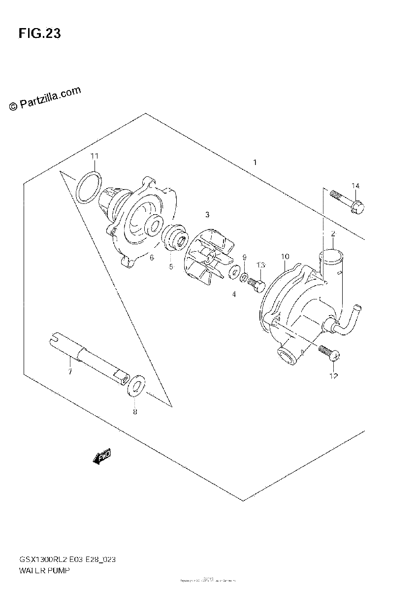 Diagrama de WATER PUMP