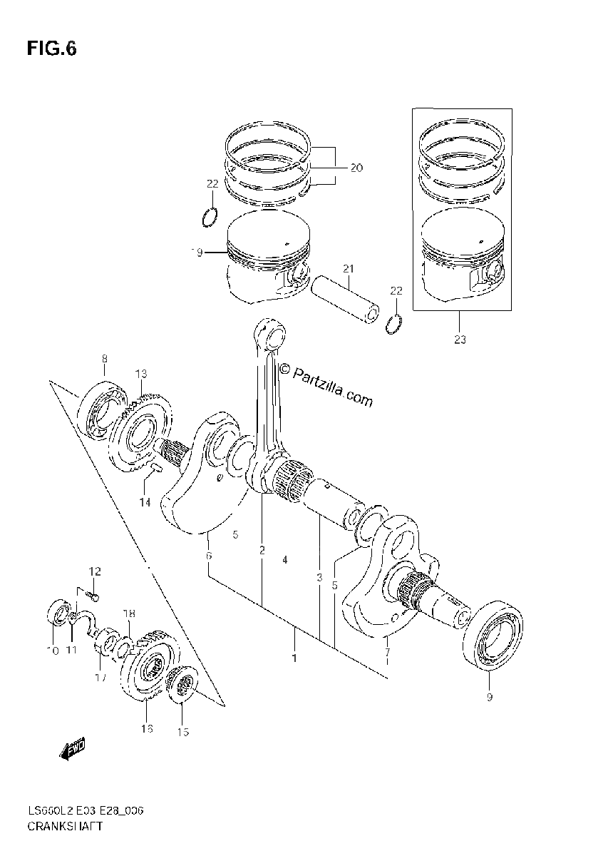 Diagrama de CRANKSHAFT