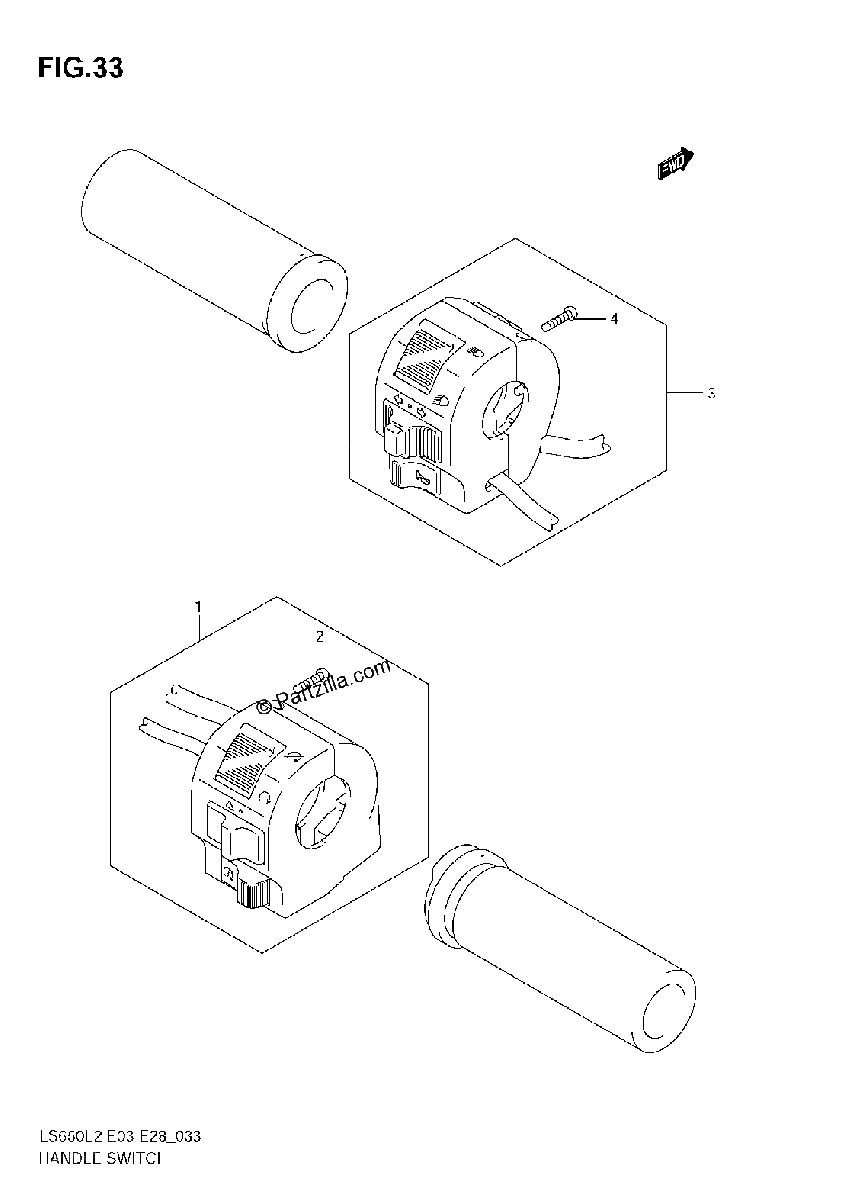 Diagrama de HANDLE SWITCH