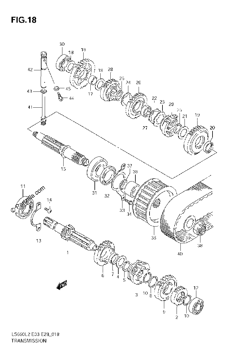 Diagrama de TRANSMISSION