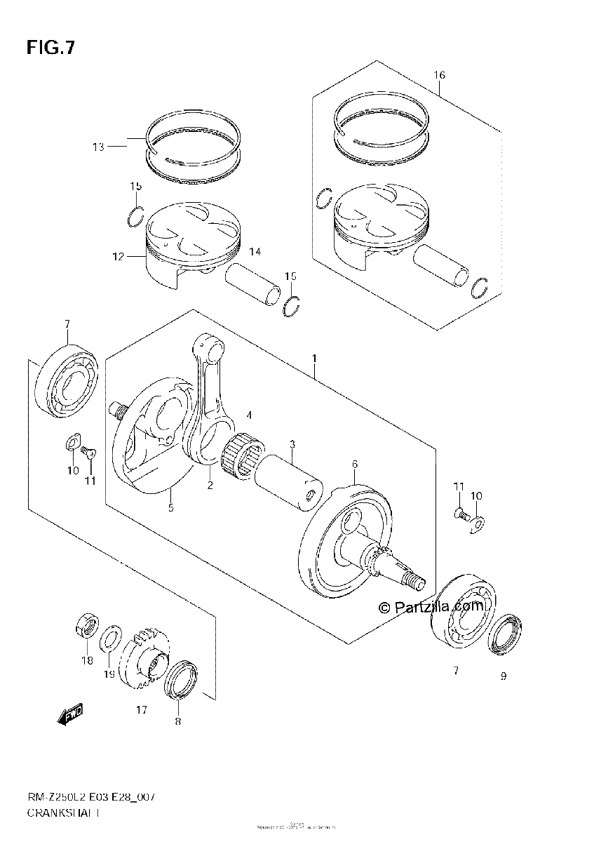 Diagrama de CRANKSHAFT
