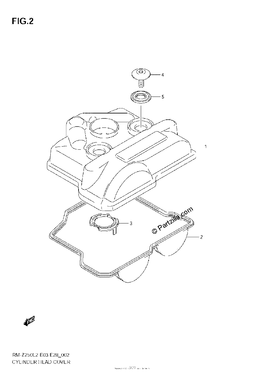 Diagrama de CYLINDER HEAD COVER