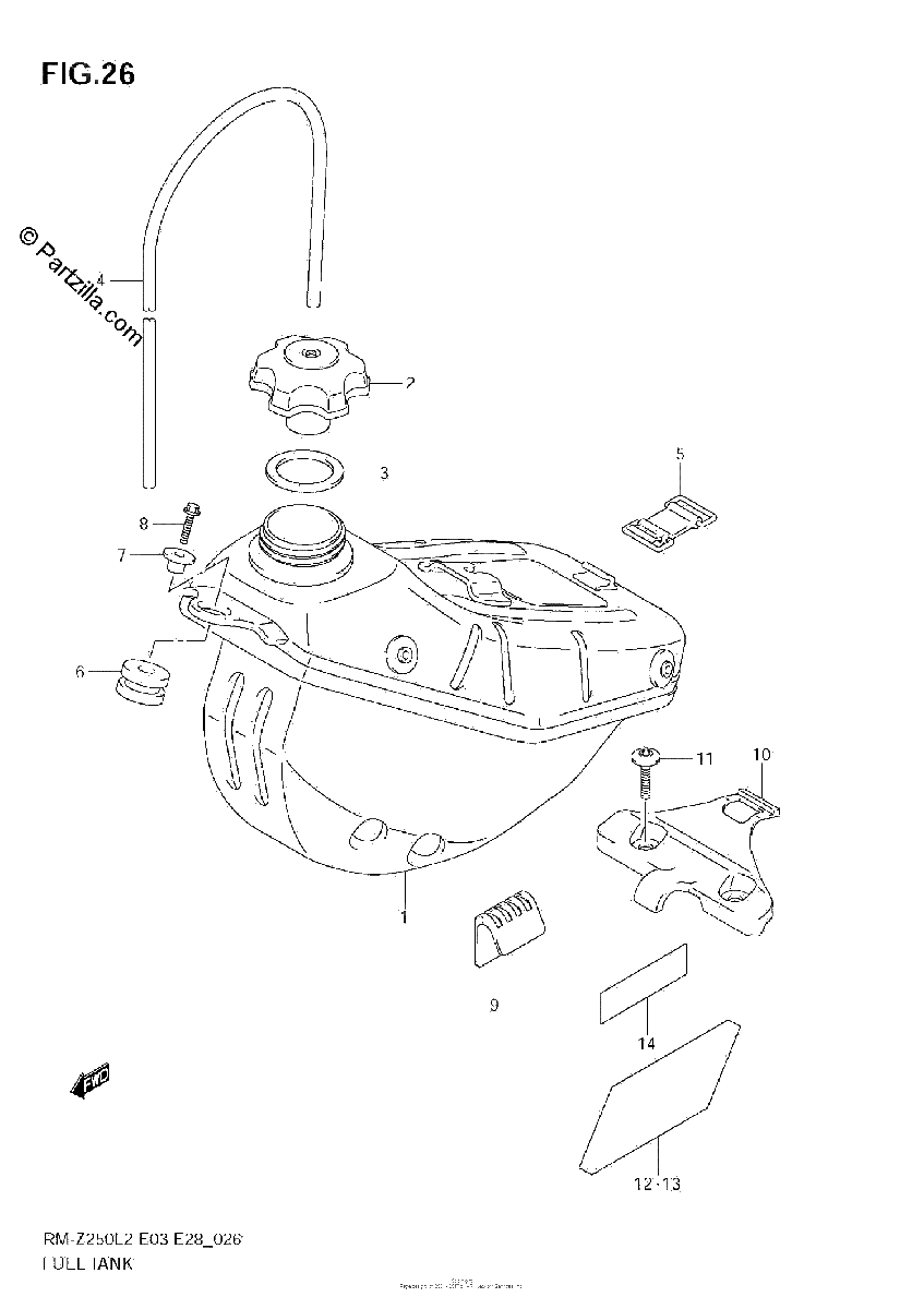 Diagrama de FUEL TANK