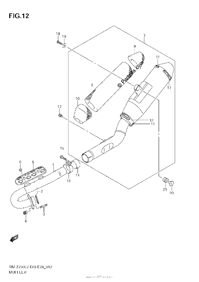 Diagrama de MUFFLER