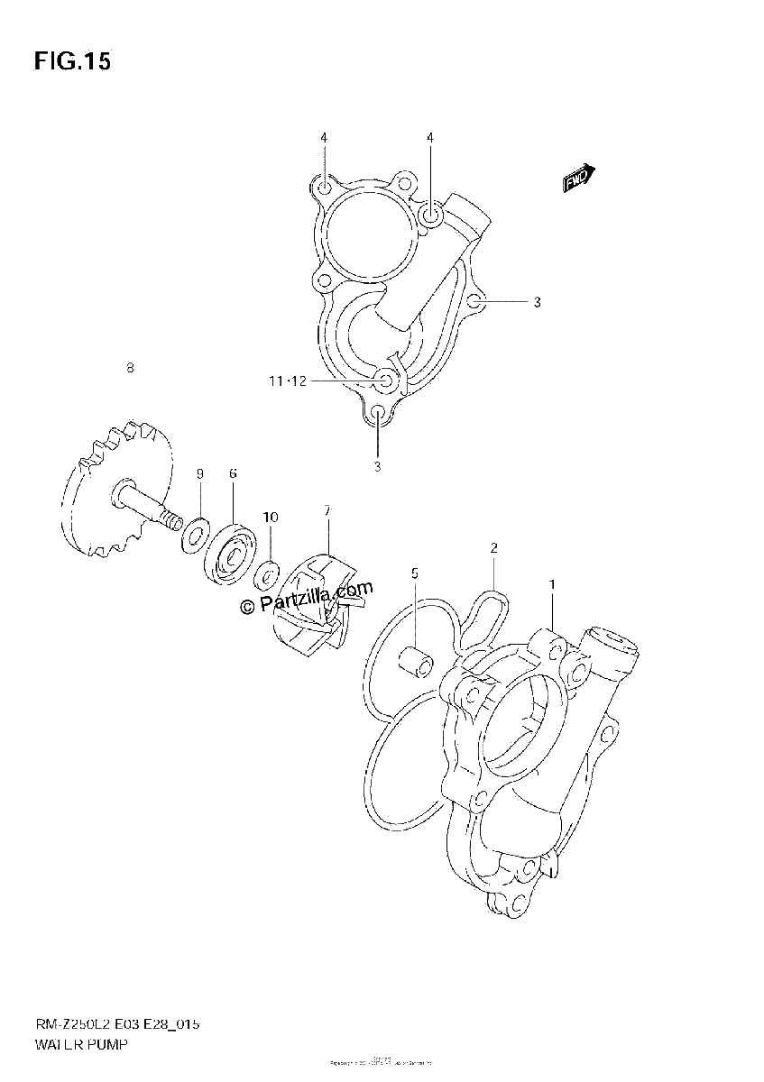 Diagrama de WATER PUMP