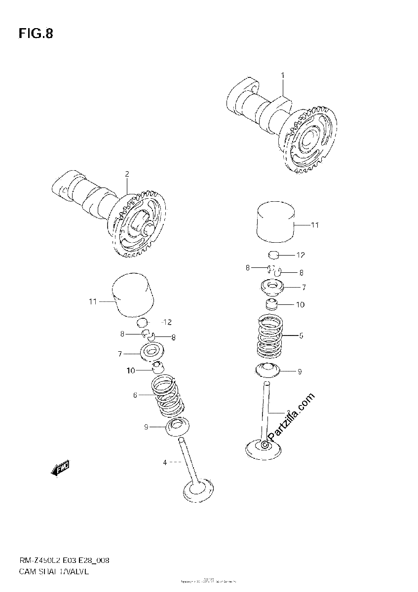 Diagrama de CAMSHAFT VALVE