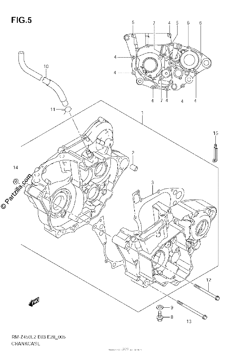 Diagrama de CRANKCASE