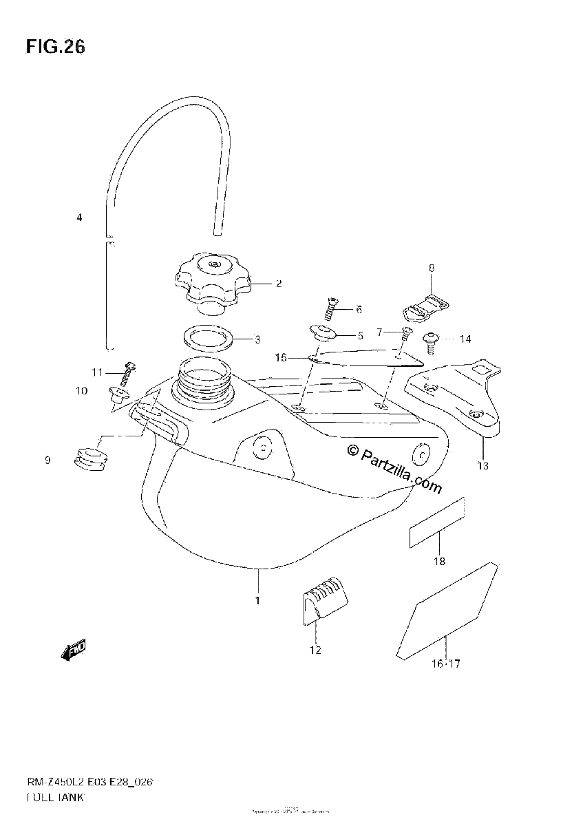 Diagrama de FUEL TANK