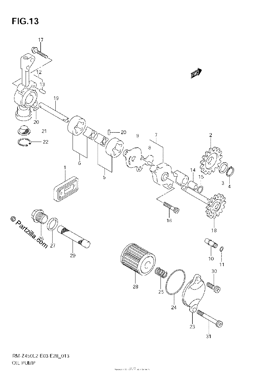 Diagrama de OIL PUMP