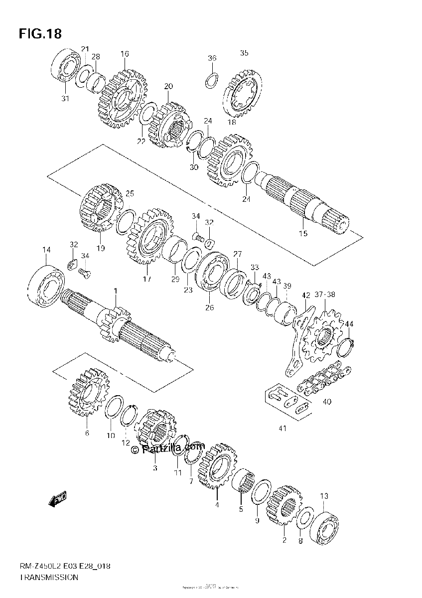 Diagrama de TRANSMISSION