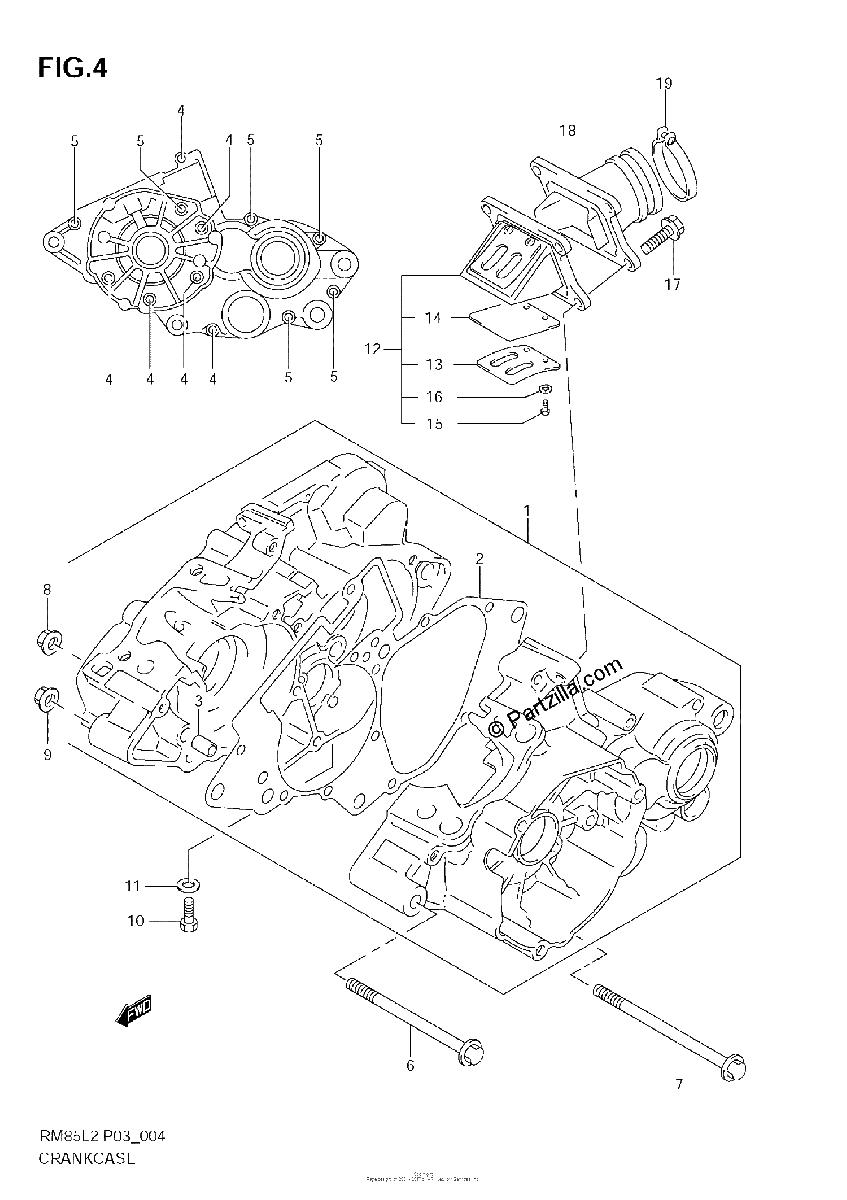 Diagrama de CRANKCASE