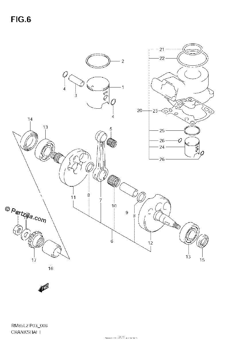 Diagrama de CRANKSHAFT