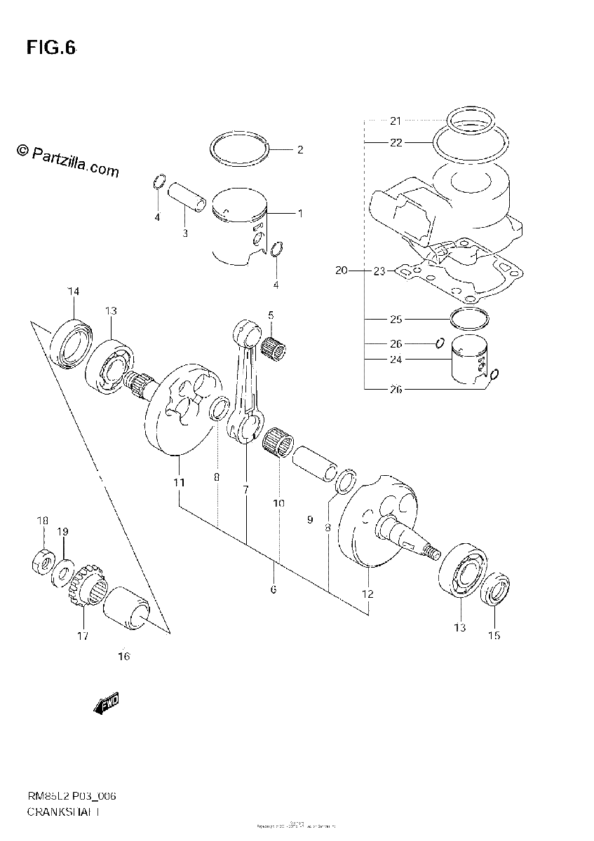 Diagrama de CRANKSHAFT