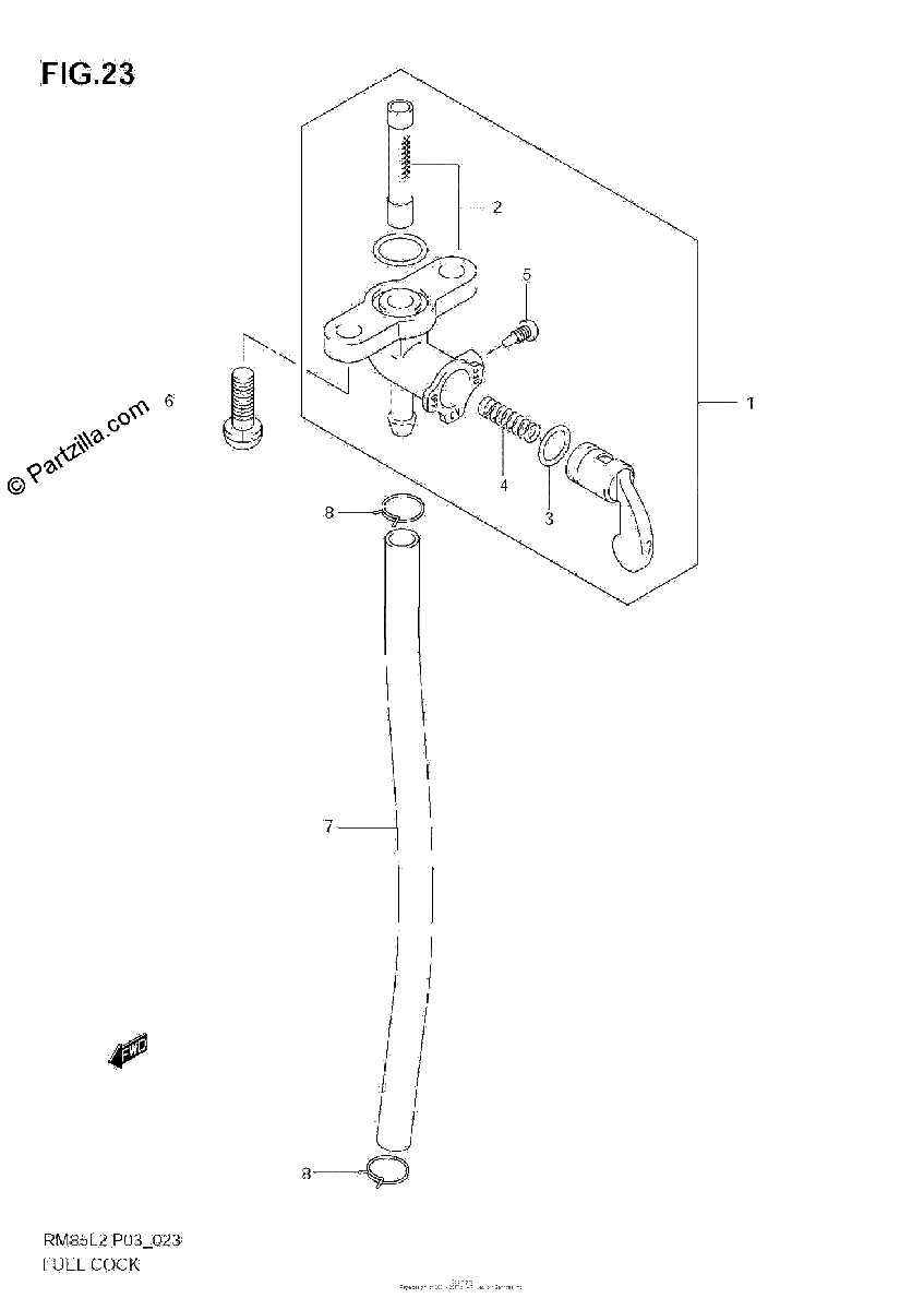 Diagrama de FUEL COCK