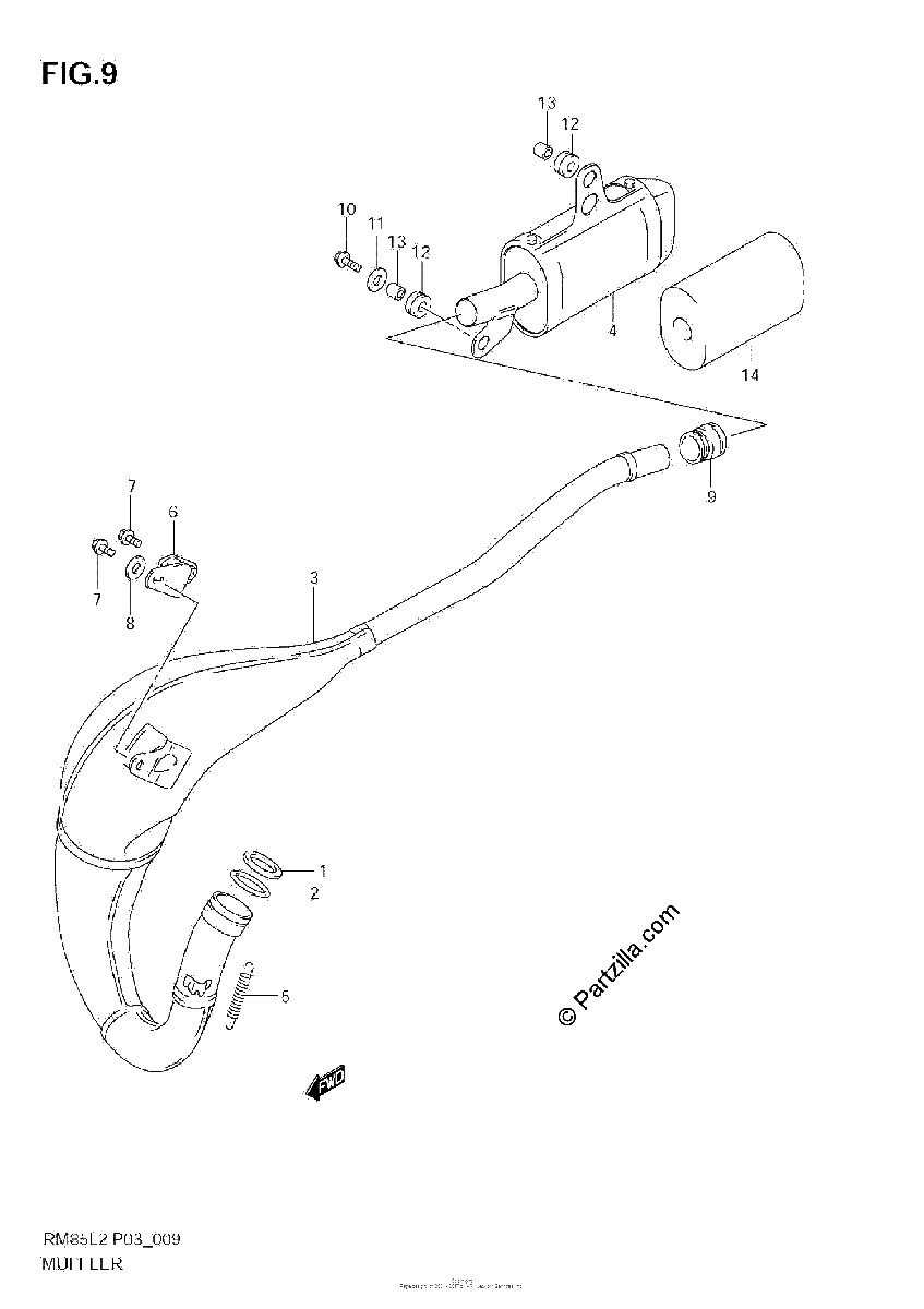 Diagrama de MUFFLER