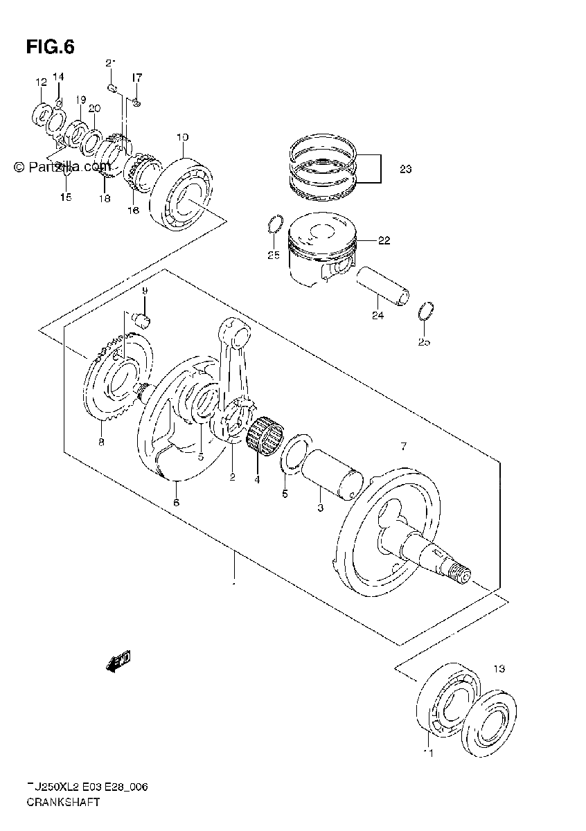 Diagrama de CRANKSHAFT