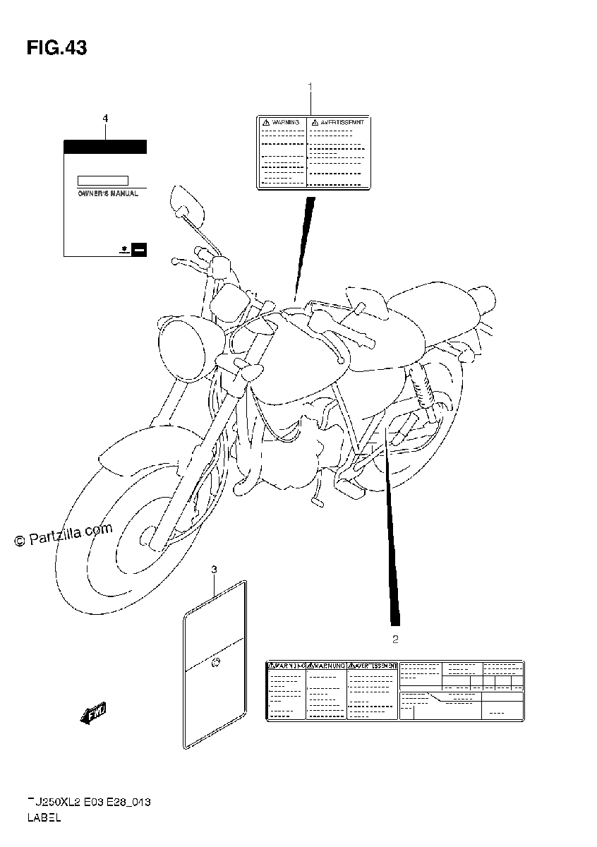 Diagrama de LABEL TU250XL2 E28