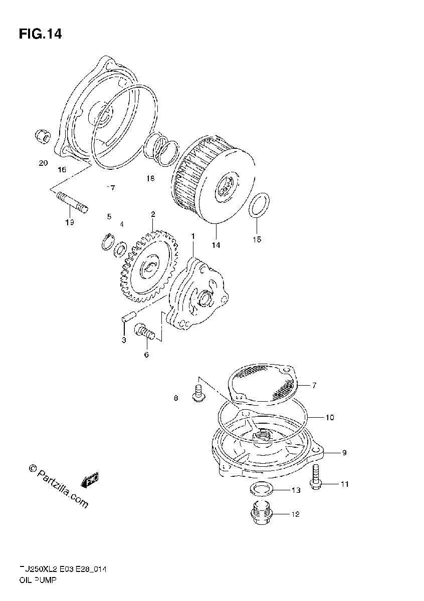 Diagrama de OIL PUMP