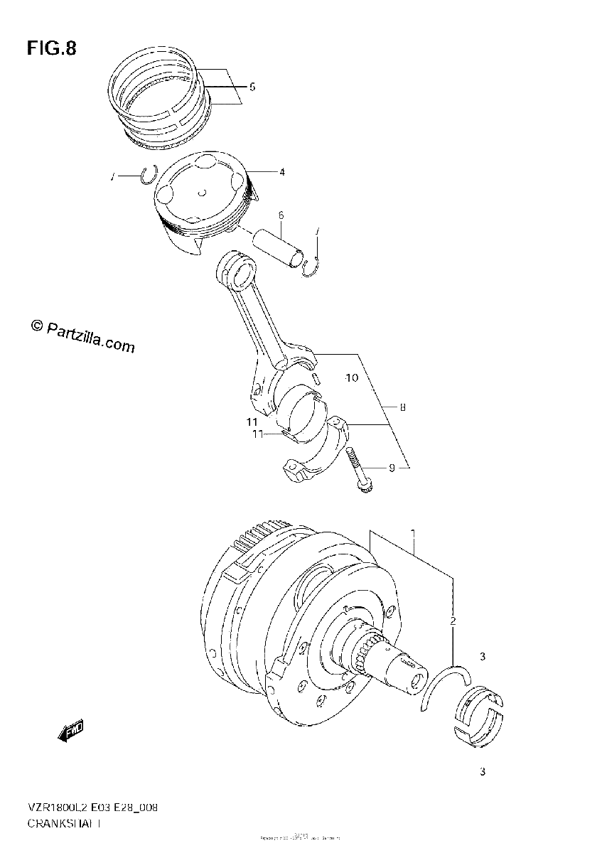 Diagrama de CRANKSHAFT