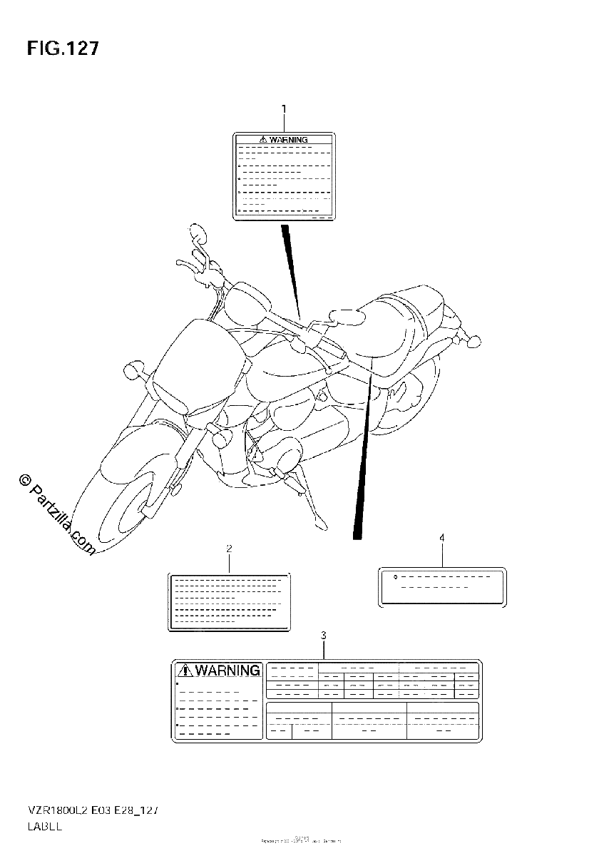Diagrama de LABEL VZR1800 L2 E03